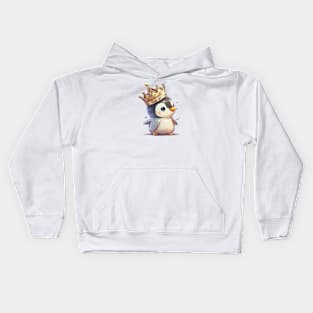 King of the Penguins Kids Hoodie